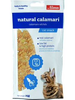 Les Filous Cat Natural Calamari 25g