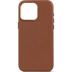 Decoded Leather Back Cover Tan (iPhone 15 Pro)