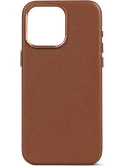 Decoded Leather Back Cover Tan (iPhone 15 Pro)