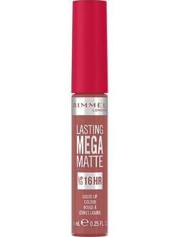 Rimmel London Lasting Mega Matte 110 Blush Long Lasting Liquid Κραγιόν 7.4ml