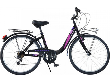 Dino Bikes Summertime Venere Lady Γυναικείο Ποδήλατο Πόλης 26" Μαύρο