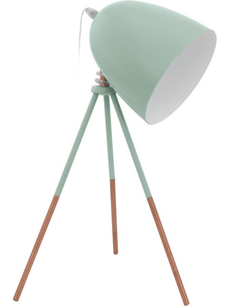 Eglo Dundee Πορτατίφ Ε27 Πράσινο Καφέ Φ29xΥ44cm