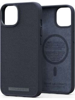 Njord Genuine Leather Θήκη Black (iPhone 14 Plus)