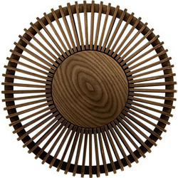 Φωτιστικό Τοίχου - Οροφής Clava 2382 Φ35x16,4cm 1xE27 15W Dark Oak Umage