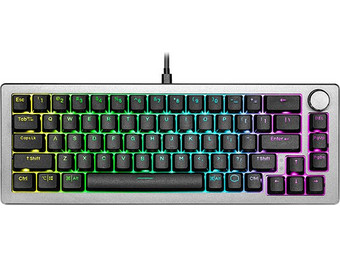 Cooler Master CK720 Red Μηχανικό Gaming Πληκτρολόγιο 65% RGB Grey