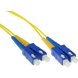 Intronics SC-SC Καλώδιο Οπτικής Ίνας 1m Yellow