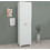 Megapap Lilly Παπουτσοθήκη Ξύλινη Λευκή Μ49xΠ32xΥ170cm GP041-0015,1
