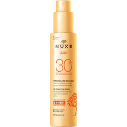 Nuxe Sun Delicious Αντηλιακό Γαλάκτωμα Προσώπου & Σώματος Αντιγηραντικό SPF30 150ml