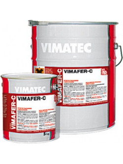 Vimatec - Ρητινούχο επαλειφόμενο αντιδιαβρωτικό-συγκολλητικό τσιμεντοκονίαμα VIMAFER-C, κεραμιδί, 25kg/Δοχείο
