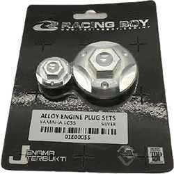 Ταπα βολαν Yamaha Crypton 135 ασημι σετ RCB (RACING BOY)