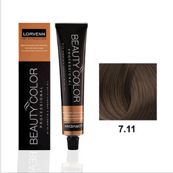 Lorvenn Beauty Color 7.11 Ξανθό Έντονο Σαντρέ Μόνιμη Βαφή Μαλλιών 70ml