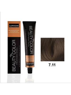 Lorvenn Beauty Color 7.11 Ξανθό Έντονο Σαντρέ Μόνιμη Βαφή Μαλλιών 70ml
