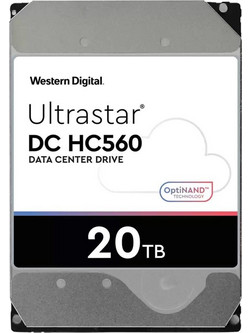 Western Digital Ultrastar 20TB HDD Σκληρός Δίσκος 3.5" Sata 3 7200rpm με 512MB Cache