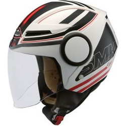 SMK Streem Sonic GL123 White / Grey Κράνος Μηχανής Jet