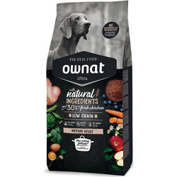 Ownat Ultra Low Grain Medium Adult Chicken 3kg