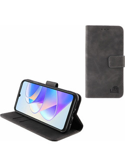 Lime Essential Magnet Book Stand Clip Θήκη (Honor X7a 6.75in) Grey