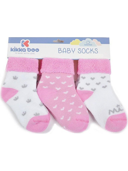 Βρεφικό Σετ Καλτσάκια 3 Ζεύγη Thermal Girls Pink -Ροζ- 31110020007