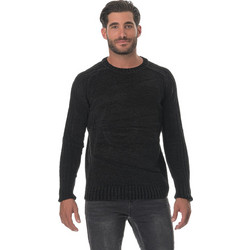 Gsecret Senil Ανδρικό Πουλόβερ Λαιμόκοψη Μαύρο