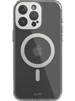Moshi iGlaze Back Cover with MagSafe Luna Silver (iPhone 15 Pro Max)