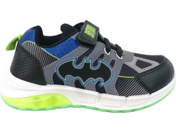 Batman Παιδικά Sneakers με Φωτάκια Μαύρα BM003065