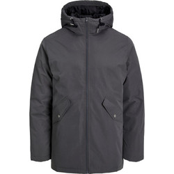 Jack & Jones Ανδρικό Μπουφάν Χειμωνιάτικο Παρκά Ανθρακί 12236010