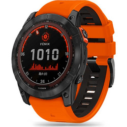 Tech-Protect Iconband Pro Λουράκι Σιλικόνης Orange / Black (Garmin Fenix 3HR / 5X / 5X Plus / 6X / 6X Pro)