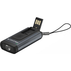 Ledlenser K6R Black 502580 Επαναφορτιζόμενος Φακός Μπρελόκ Led Αδιάβροχος 400lm