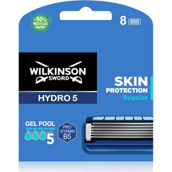 Wilkinson Sword Hydro Skin Protection Regular Ανταλλακτικά Ξυραφάκια με 5 Λεπίδες & Λιπαντική Ταινία 8τμχ