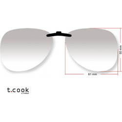 ΠΡΟΣΘΕΤΟ t.cook 5004355 CLIP ON AVIATOR MIRROR SILVER 61*50