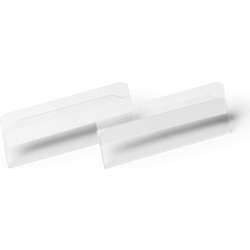 Θήκη Ετικετών Ραφιών Σκληρή Αυτοκόλλητη Durable 10x3.8cm