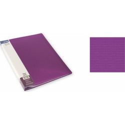 ΝΤΟΣΙΕ ΣΟΥΠΛ ΑΝΑΓΛΥΦΟ 10Φ A4 P.P. STRIPES ΜΩΒ Μώβ