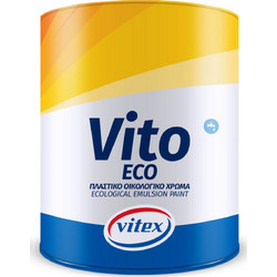 Vitex Vito Eco Οικολογικό Πλαστικό Χρώμα Εσωτερικού Χώρου Λευκό 0.75lt
