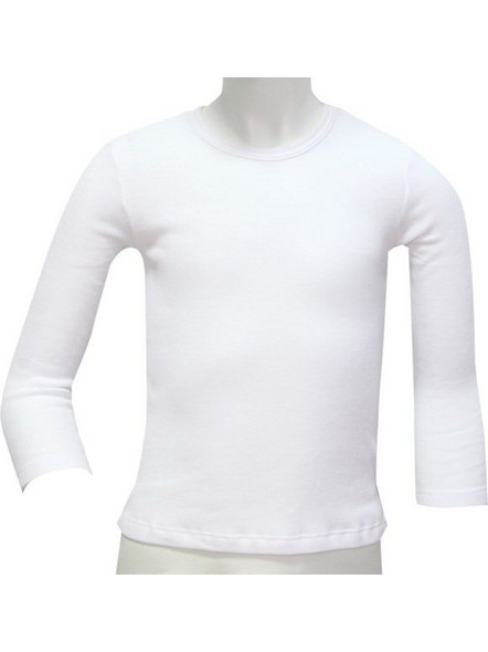 BERRAK 847-01 Παιδική Unisex Ισοθερμική Μπλούζα Μονόχρωμη ΛΕΥΚΟ
