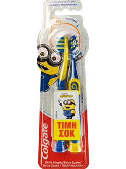 Colgate Kids 2-6 Minions Extra Soft Παιδικές Οδοντόβουρτσες 2τμχ