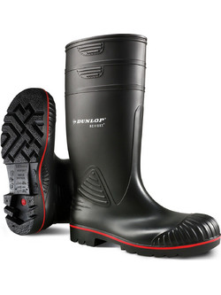 Dunlop Acifort Γαλότσες Ασφαλείας Γονάτου Μαύρες