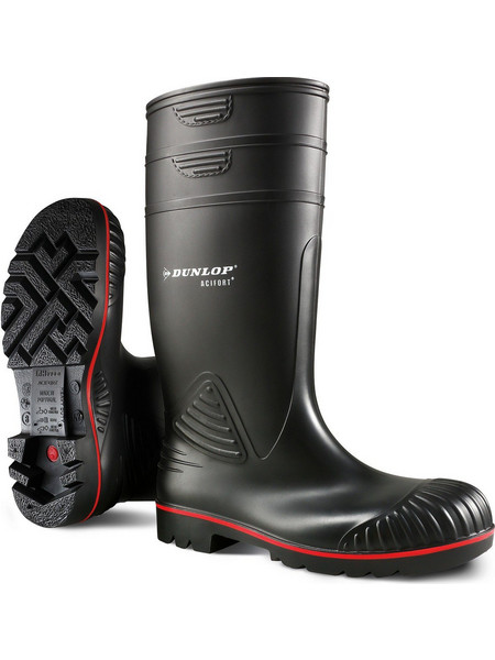 Dunlop Acifort Γαλότσες Ασφαλείας Γονάτου Μαύρες