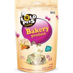 Lolo Pets Μπισκότα Medium Mix 350gr