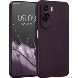 KWmobile Θήκη Σιλικόνης Honor 90 Lite με Πλαίσιο Κάμερας - Metallic Berry (61745.115)