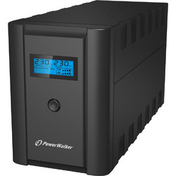 PowerWalker VI 1200 SHL UPS Line Interactive 1200VA 600W με 2 Πρίζες C13 & Schuko