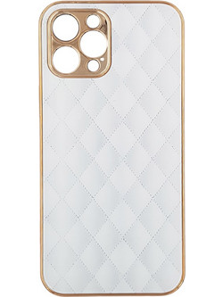 GKK Electroplate Glass Case Apple iPhone 12 Pro Cube Λευκό