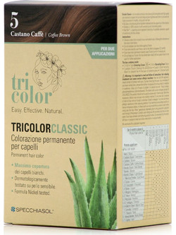 Homocrin Tricolor Classic Castano Caffe Φυτική Μόνιμη Βαφή Μαλλιών Χωρίς Αμμωνία
