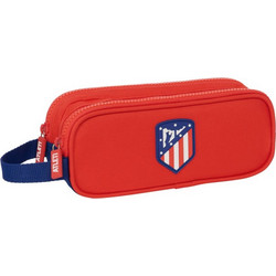 Safta Atletico Madrid Κασετίνα με 2 Θήκες Κόκκινη 812458513