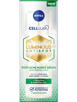 Nivea Luminous 360 Anti Dark-Spot Serum Προσώπου για Λάμψη & Σύσφιξη με Κολλαγόνο 30ml