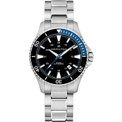 Hamilton Khaki Navy Ανδρικό Ρολόι Αυτόματο με Ασημί Μεταλλικό Μπρασελέ H82315131