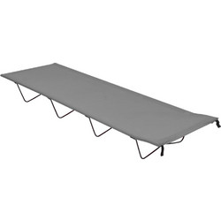 vidaXL Κρεβάτι Κάμπινγκ Γκρι 180x60x19εκ. Ύφασμα Oxford και Ατσάλι