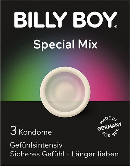 Billy Boy Special Mix Προφυλακτικά με Επιβραδυντικό 3τμχ