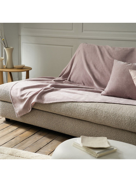 Gofis Home Ριχτάρι Τετραθέσιου Καναπέ 180x350cm Grey Mauve 427/19