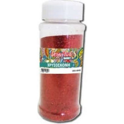ΧΡΥΣΟΣΚΟΝΗ ΑΛΑΤΙΕΡΑ GLITTER 110G ΧΡΩΜΑ ΚΟΚΚΙΝΟ DES-0045