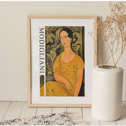 Young Woman in a Yellow Dress - Αφίσες - Poster - Walls