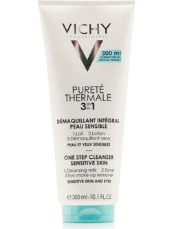 Vichy Purete Thermale Lait Demaquillant Γαλάκτωμα Ντεμακιγιάζ για Ευαίσθητη Επιδερμίδα 300ml